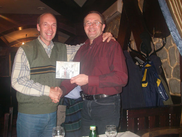 8.Вручение дисков. Бочарников И.Л. и  Коник А.П. 