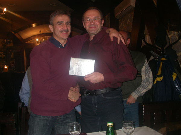 9.Вручение дисков. Бочарников И.Л. и  Пушкарь О.Д. 