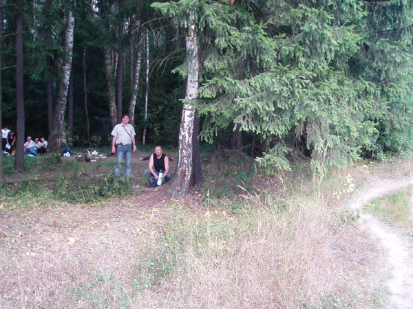 Выбор места для закапывания «послания».