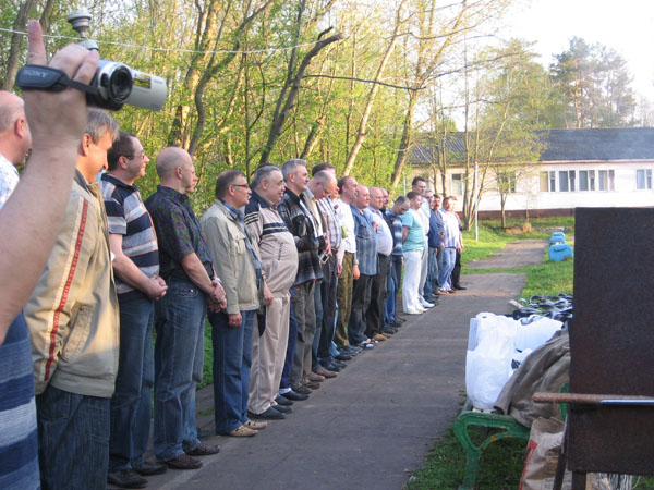 9.05. Торжественное построение курса. 
