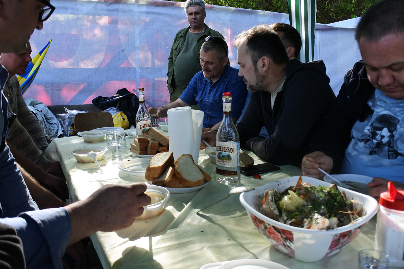 Ушица пошла на славу!