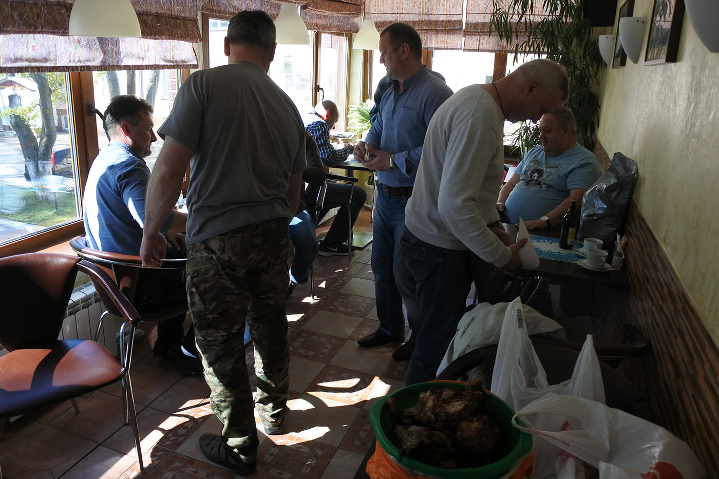 На утро осталось много припасов