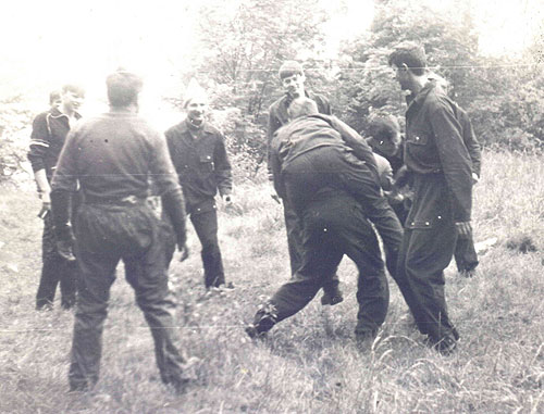  На природе. Федоров, Безганс, Константинов