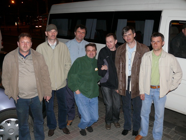 перед старт ом из Минска 30.04