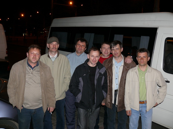 перед стартом из Минска