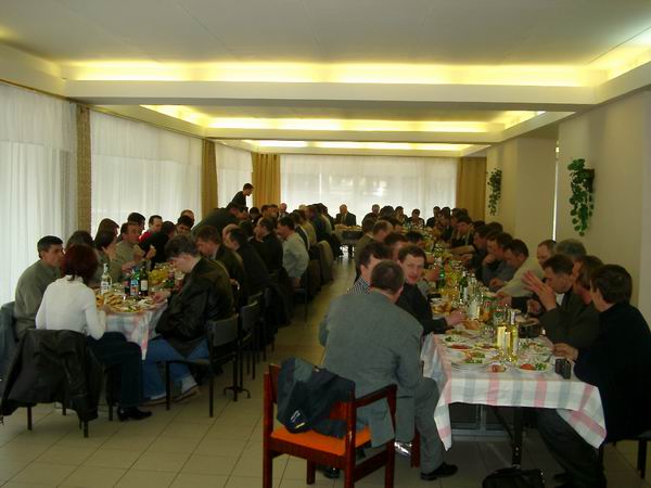 1 Мая, Подмосковье, начало банкета в честь 15-летия выпуска