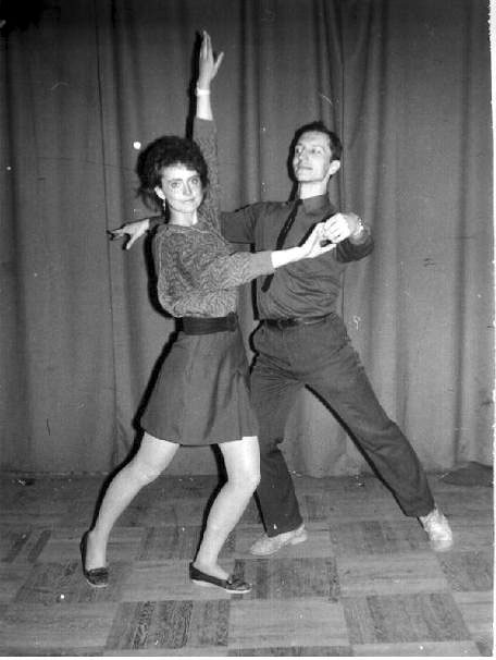 Группа спортивных танцев в училище