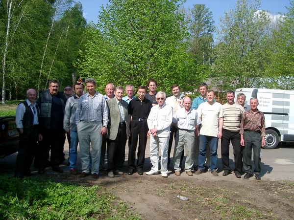 Встреча 8 Мая на территории училища