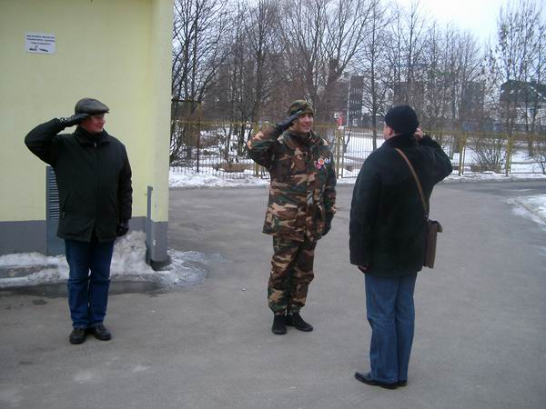 Прием поротного рапорта